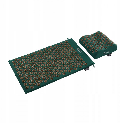 Мат для иглоукалывания  4FIZJO Ergo Mat Аппликатор Кузнецова Navy Green/Gold - фото №4